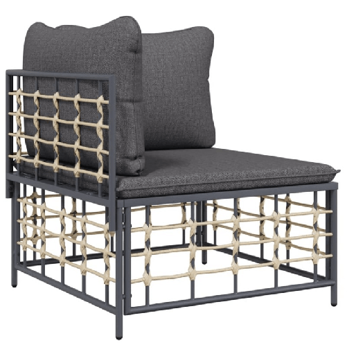 Set-Divani-da-Giardino-6-pz-con-Cuscini-Antracite-in-Polyrattan