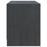 vidaXL-Mobile-Porta-TV-Grigio-80x31x39-cm-in-Legno-Massello-di-Pino
