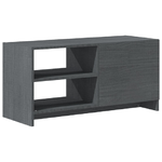 vidaXL-Mobile-Porta-TV-Grigio-80x31x39-cm-in-Legno-Massello-di-Pino