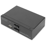 Digitus Switch KVM, 2 porte, schermo singolo 4K, HDMI®