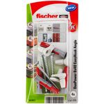 Fischer 557917 ancoraggio a vite e tassello 4 pz Kit di viti e tasselli a muro 40 mm