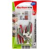Fischer-557916-ancoraggio-a-vite-e-tassello-6-pz-Kit-di-viti-e-tasselli-a-muro-30-mm