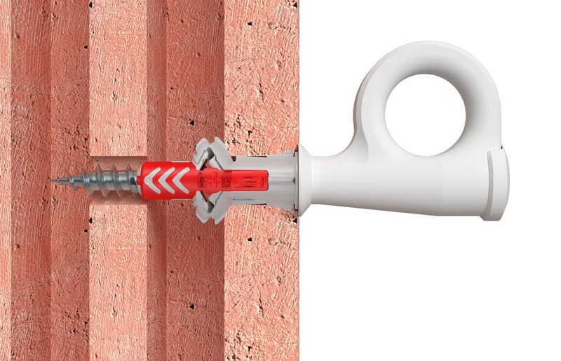 Fischer-557916-ancoraggio-a-vite-e-tassello-6-pz-Kit-di-viti-e-tasselli-a-muro-30-mm