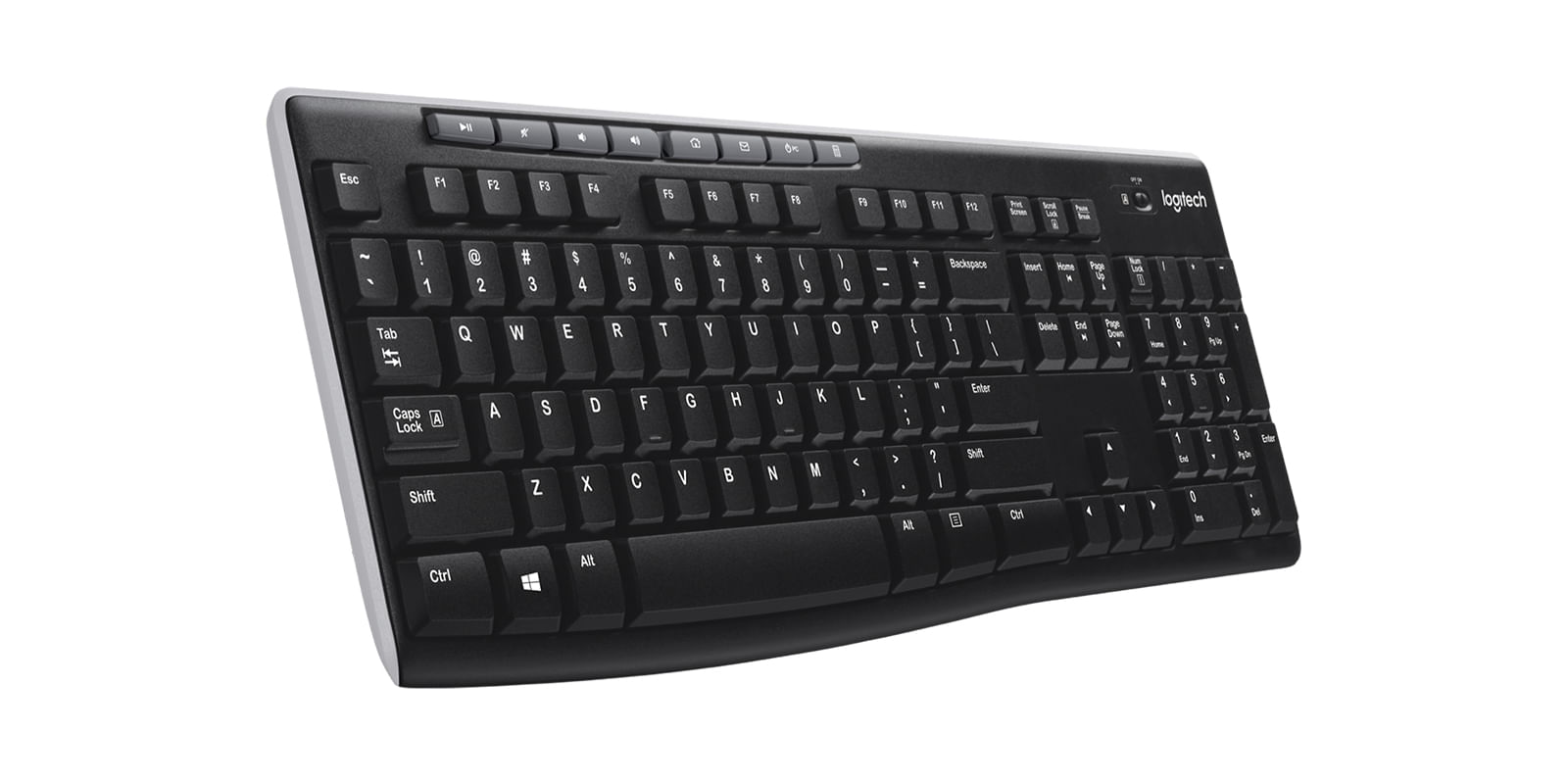 Logitech Wireless Keyboard K270 tastiera RF Wireless QWERTZ Svizzere Nero