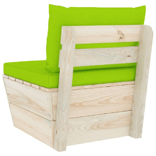 Divano-Centrale-da-Giardino-su-Pallet-e-Cuscini-Legno-di-Abete