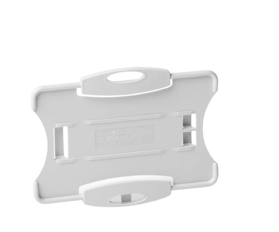 DURABLE 10 portabadge Eco per 1 tessera 57x87mm grigio Durable