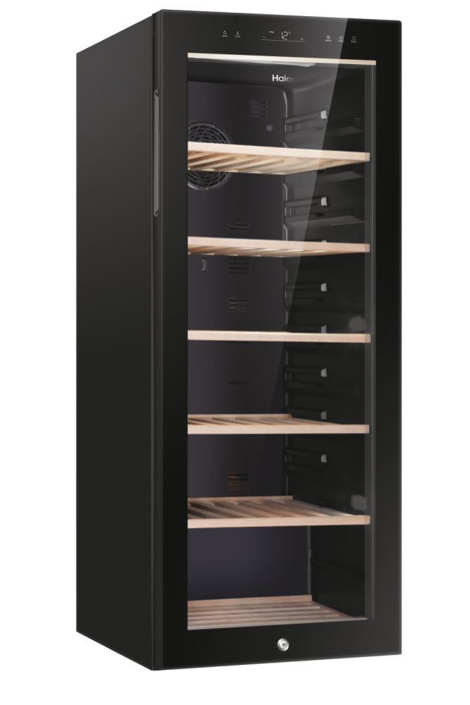 Haier-Wine-Bank-50-Serie-5-HWS84GA-Cantinetta-vino-con-compressore-Libera-installazione-Nero-84-bottiglia-bottiglie