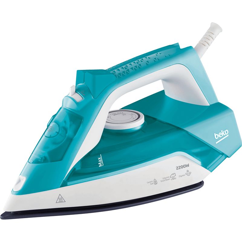 Beko-SIM3122T-Ferro-a-vapore-Ceramica-2200-W-Blu