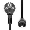 ProXtend-PC-FAC15-0005-cavo-di-alimentazione-Nero-05-m-Spina-di-alimentazione-di-tipo-F-Accoppiatore-C15