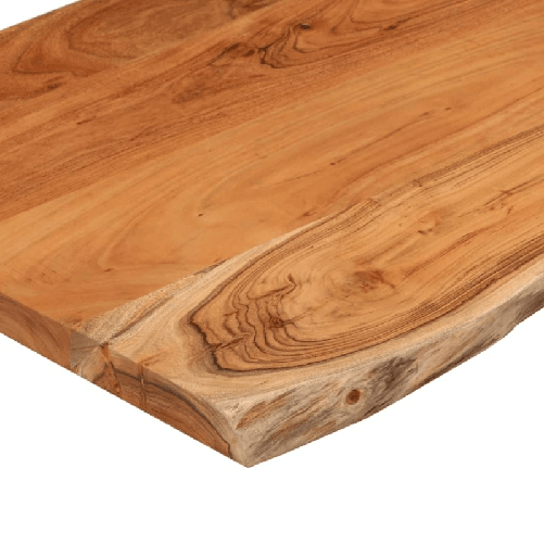 vidaXL-Piano-Bagno-100x60x25-cm-Rettangolare-Legno-Massello-di-Acacia