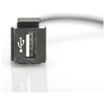 Digitus-Modulo-Keystone-Usb-2.0-Femmina-Femmina-con-Cavo-16cm-per-Placche-a-Muro-o-Pannelli-Patch