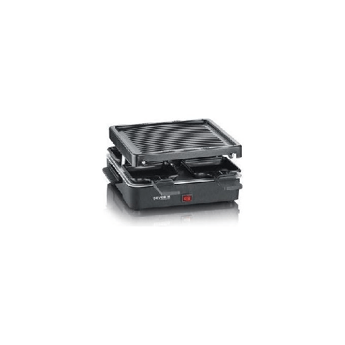 Severin RG 2370 griglia per raclette 4 persona(e) 600 W Nero