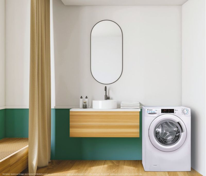 Candy-Smart-CSS129TW4-11-lavatrice-Caricamento-frontale-9-kg-1200-Giri-min-Bianco