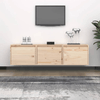 vidaXL-Mobili-Porta-TV-3-pz-in-Legno-Massello-di-Pino