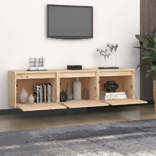 vidaXL-Mobili-Porta-TV-3-pz-in-Legno-Massello-di-Pino