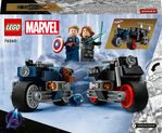 LEGO-Marvel-76260-Motociclette-di-Black-Widow-e-Captain-America-Set-Avengers-Age-of-Ultron-con-2-Supereroi-e-Moto-Giocattolo