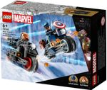 LEGO-Marvel-76260-Motociclette-di-Black-Widow-e-Captain-America-Set-Avengers-Age-of-Ultron-con-2-Supereroi-e-Moto-Giocattolo