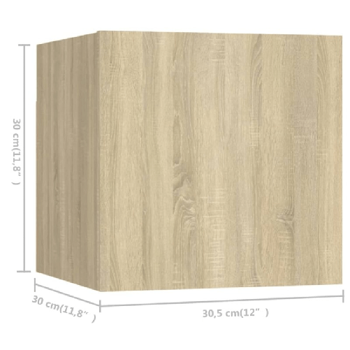 vidaXL-Set-Porta-TV-5-pz-Rovere-Sonoma-in-Truciolato