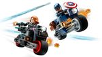 LEGO-Marvel-76260-Motociclette-di-Black-Widow-e-Captain-America-Set-Avengers-Age-of-Ultron-con-2-Supereroi-e-Moto-Giocattolo