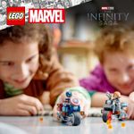 LEGO-Marvel-76260-Motociclette-di-Black-Widow-e-Captain-America-Set-Avengers-Age-of-Ultron-con-2-Supereroi-e-Moto-Giocattolo