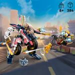 LEGO-NINJAGO-71792-Moto-Mech-Transformer-di-Sora-Set-Giochi-2in1-con-Action-Figure-Mech-Trasformabile-in-Moto-Giocattolo