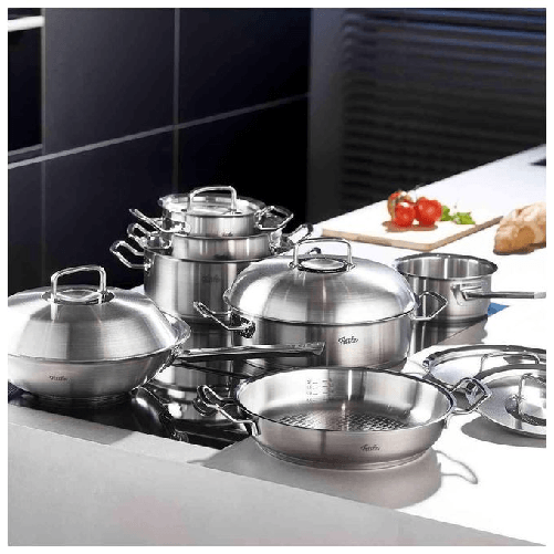 Fissler-084-158-16-000-0-padella-14-L-Rotondo-Acciaio-inossidabile