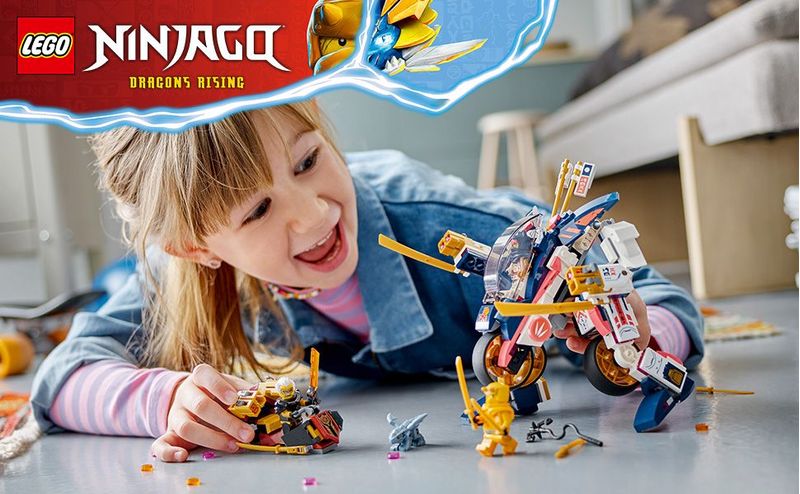 LEGO-NINJAGO-71792-Moto-Mech-Transformer-di-Sora-Set-Giochi-2in1-con-Action-Figure-Mech-Trasformabile-in-Moto-Giocattolo