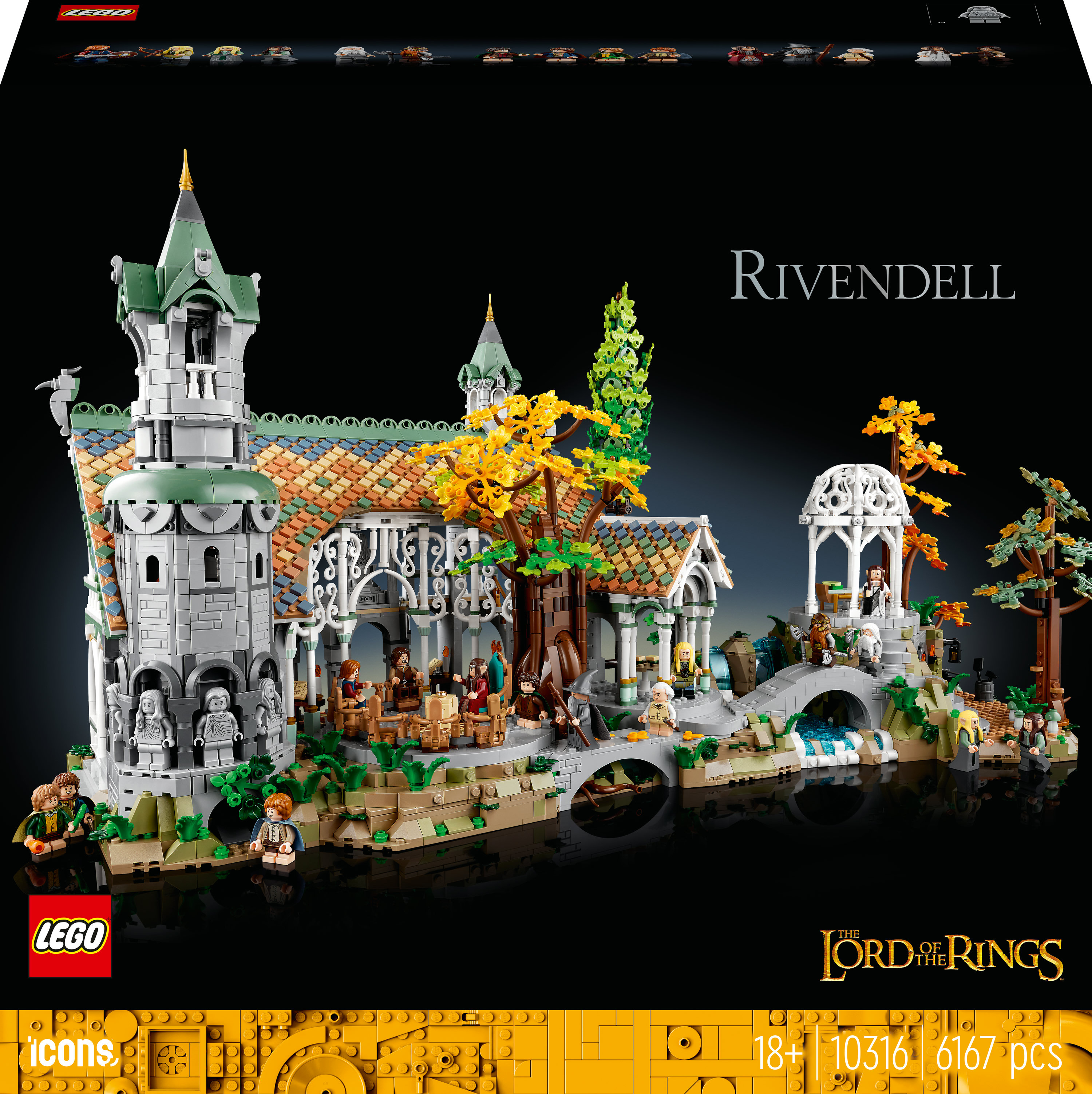 LEGO Icons 10316 Il Signore degli Anelli: Gran Burrone