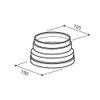 Elica-1052M-accessorio-per-cappa-Connettore-per-condotto