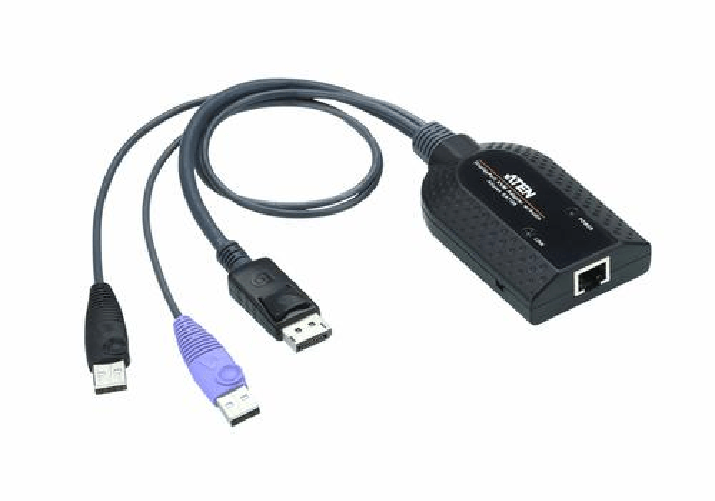 ATEN Adattatore KVM per Virtual media USB DisplayPort (supporto per lettore Smart Card e disassemblatore audio)