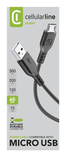 Cellularline-Power-Cable-60cm---MICRO-USB