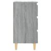 vidaXL-Comodino-con-Gambe-in-Legno-Massello-Grigio-Sonoma-40x35x69-cm