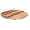 vidaXL-Piano-Tavolo-Legno-Massello-di-Sheesham-Rotondo-15-16-mm-50-cm