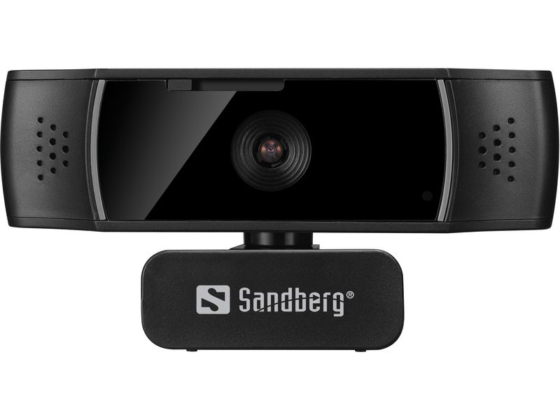 Sandberg-USB-Autofocus-DualMic-webcam-207-MP-1920-x-1080-Pixel-USB-2.0-Nero