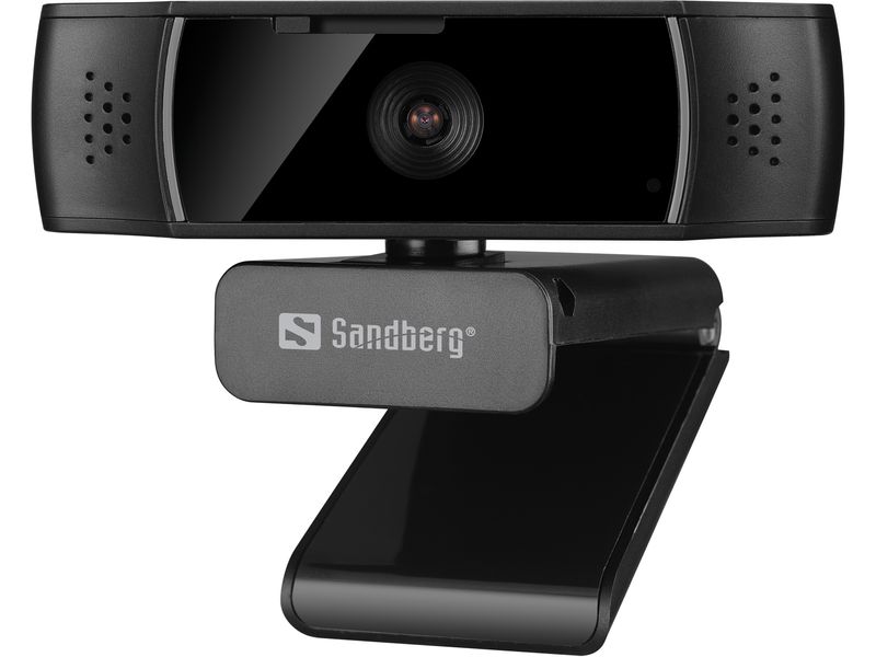 Sandberg-USB-Autofocus-DualMic-webcam-207-MP-1920-x-1080-Pixel-USB-2.0-Nero