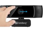 Sandberg-USB-Autofocus-DualMic-webcam-207-MP-1920-x-1080-Pixel-USB-2.0-Nero