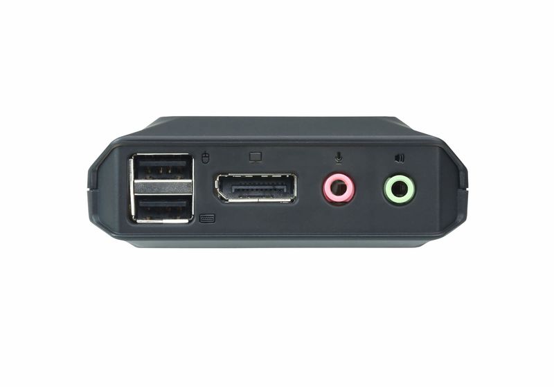 ATEN-Switch-KVM-cavo-USB-DisplayPort-a-2-porte-con-selettore-porta-remota