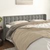 Testiera-ad-Orecchio-Grigio-Chiaro-203x16x78-88-cm-in-Velluto