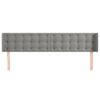 Testiera-ad-Orecchio-Grigio-Chiaro-203x16x78-88-cm-in-Velluto
