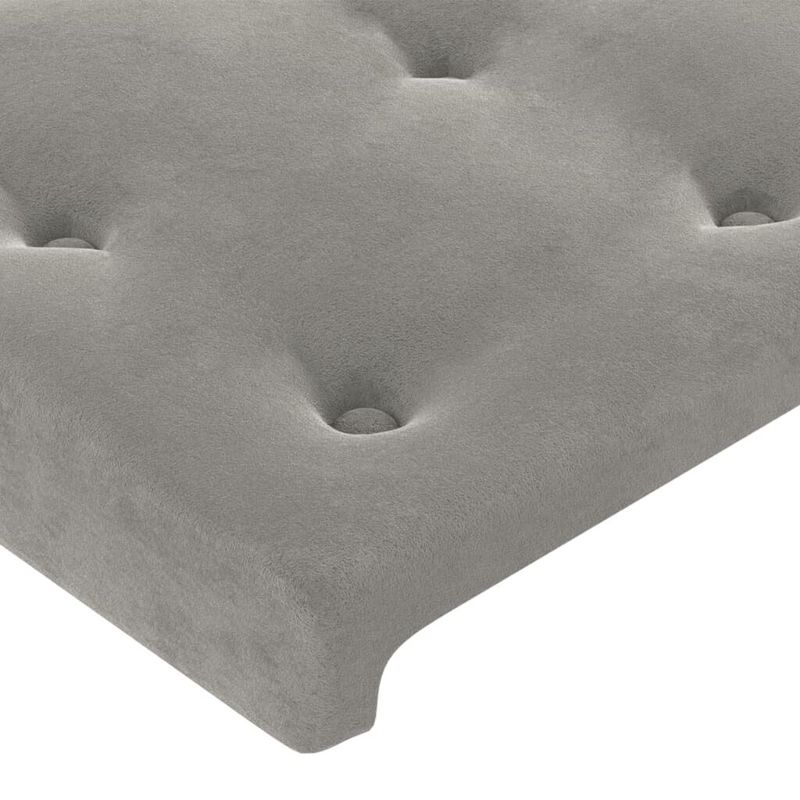 Testiera-ad-Orecchio-Grigio-Chiaro-203x16x78-88-cm-in-Velluto