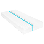 VidaXL Materasso 80x200 cm 7 Zone Schiuma di Poliuretano 16 cm H2 H3