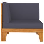 vidaXL-Set-Divani-da-Giardino-6-pz-con-Cuscini-in-Massello-di-Acacia