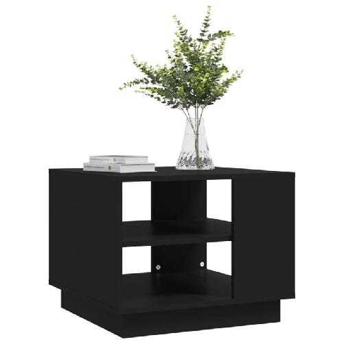 vidaXL-Tavolino-da-Salotto-Nero-55x55x43-cm-in-Truciolato