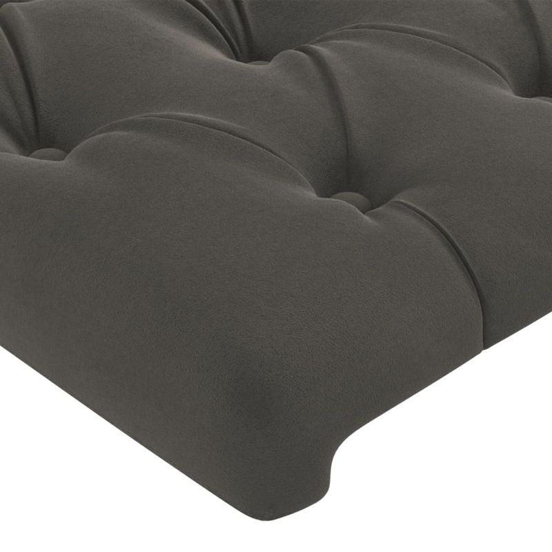 Testiera-ad-Orecchio-Grigio-Scuro-163x16x78-88-cm-in-Velluto