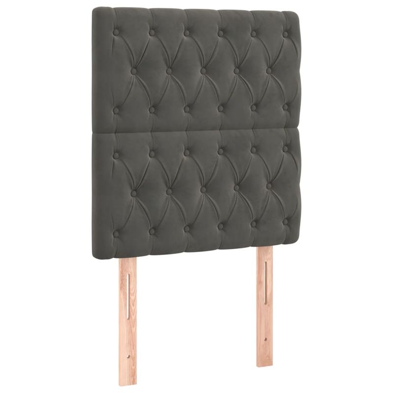 Testiera-a-LED-Grigio-Scuro-200x7x78-88-cm-in-Velluto