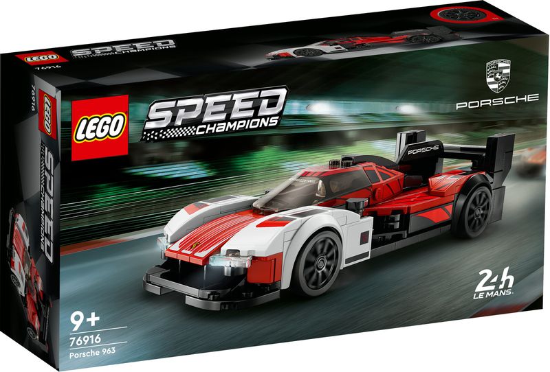 LEGO-Speed-Champions-76916-Porsche-963-Modellino-Auto-da-Costruire-Macchina-Giocattolo-per-Bambini-Set-da-Collezione-2023