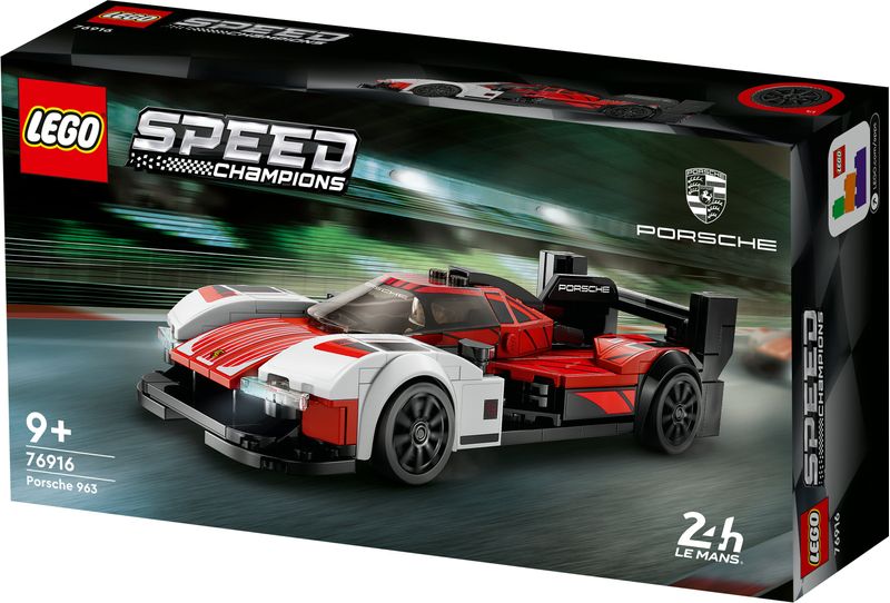 LEGO-Speed-Champions-76916-Porsche-963-Modellino-Auto-da-Costruire-Macchina-Giocattolo-per-Bambini-Set-da-Collezione-2023