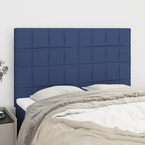 VidaXL Testiere 4 pz Blu 72x5x78/88 cm in Tessuto