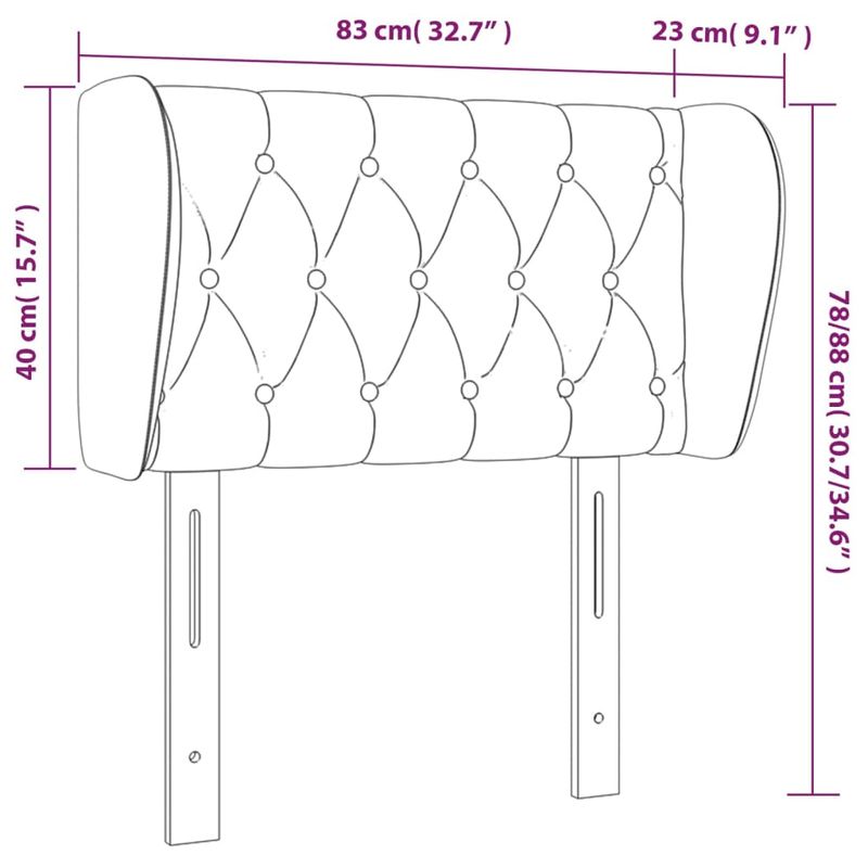 Testiera-ad-Orecchio-Grigio-Chiaro-147x23x78-88-cm-in-Tessuto