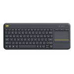 Logitech K400 Plus Tv tastiera RF Wireless QWERTZ Ungherese Nero